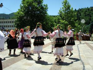 Folkedans i byen Smoljan